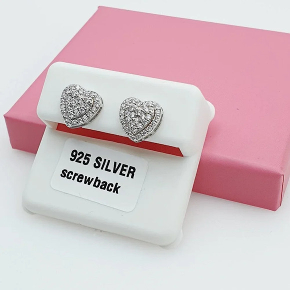 "925 Sterling Silver Cubic Zirconia Earrings, U19254595 - Picture 6 of 11